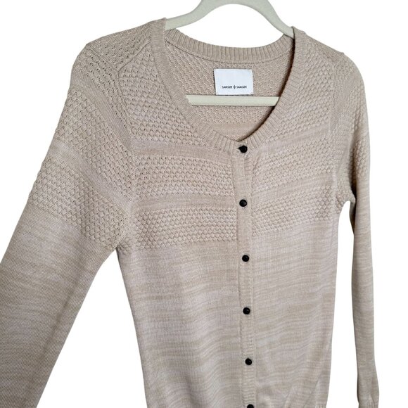 Samsoe Womens Button-Down Knit Cardigan Sweater, S - Picture 4 of 11